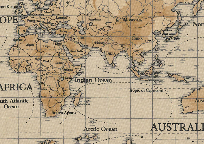 Maps, Multi - Made to Measure Curtains - Image 8